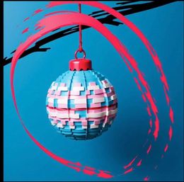 Foto van een kerstbal